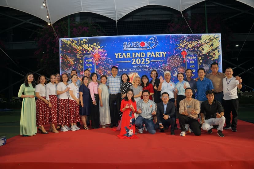 Year End Party 2025 – Sài Gòn 3 Jean & Sài Gòn 3 May: Một chặng đường nhìn lại, một niềm tin cùng bước tiếp