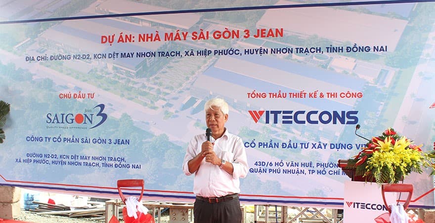 LỄ KHỞI CÔNG DỰ ÁN NHÀ MÁY SÀI GÒN 3 JEAN – BƯỚC ĐI CHIẾN LƯỢC NÂNG TẦM DỆT MAY VIỆT